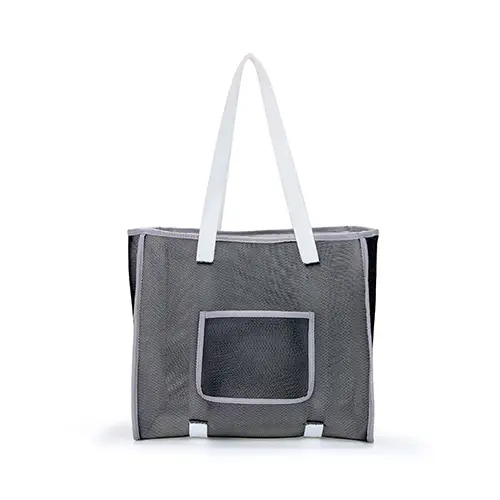 Lightweight Mesh Beach Tote Bag with Large Capacity and Breathable Design